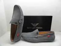 chaussures giorgio armani 2013 populaire man emporio cuir gris